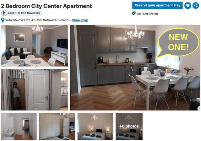 Апартаменты 1 Bedroom City Center Apartment Катовице-15